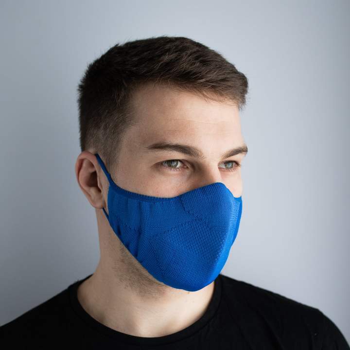 blue mask for face