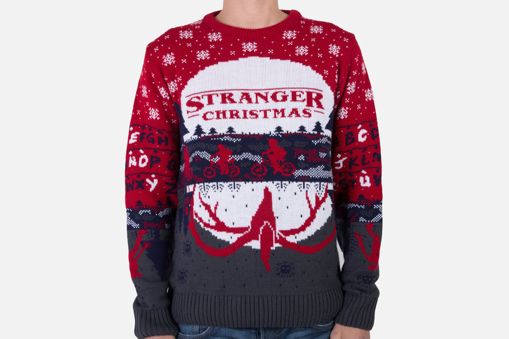 stranger things sweater christmas