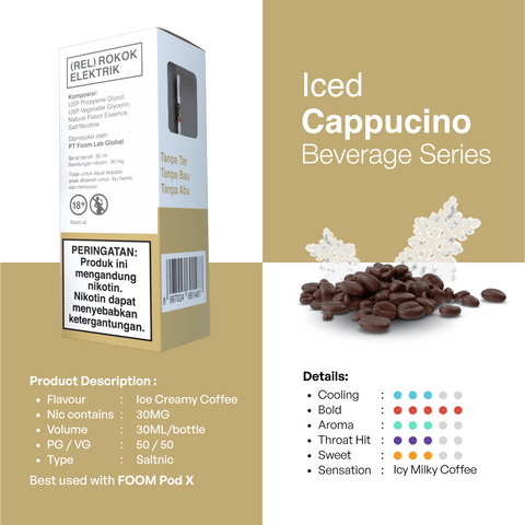 Iced Cappuccino liquid dingin beverage series