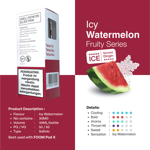 ICY Watermelon liquid dingin
