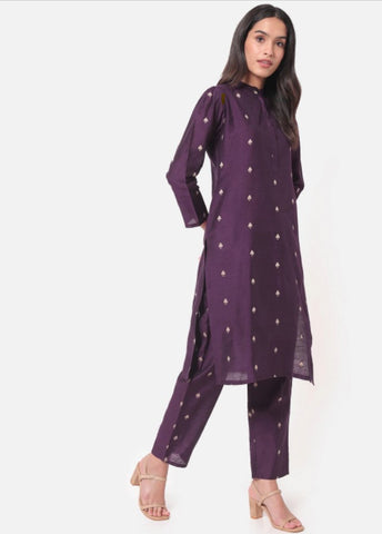 Nohreen Purple Kurta Set