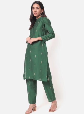 Nohreen Green Kurta Set