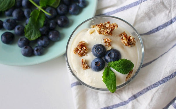 Sea moss yogurt parfait