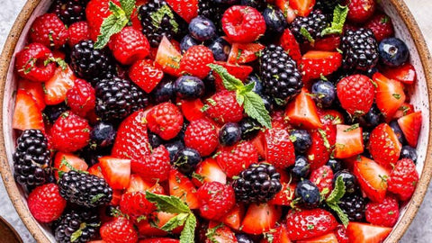 Berries and vitamin C foods