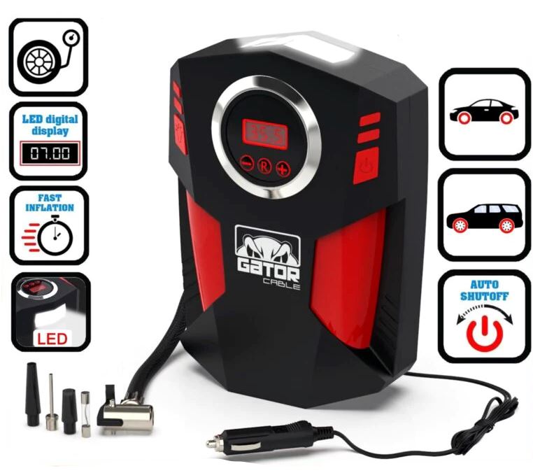 GatorXPro™ Digital Tire Inflator: 150PSI/12V, Portable Electric Air Co -  EliteDealsOutlet