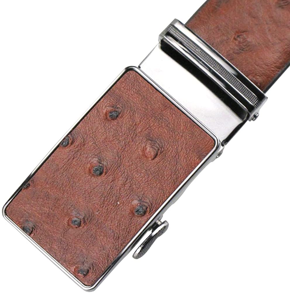 B Mens Ratchet Belt Belts for Men Automatic Buckle Real 