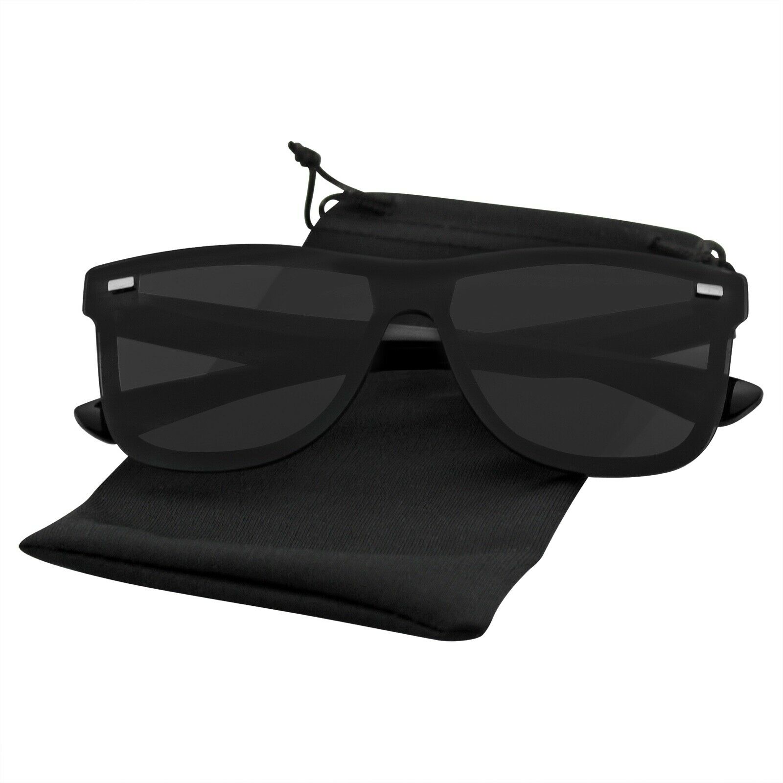 Shop Pride Black Vintage Mirrored Sunglasses for Men