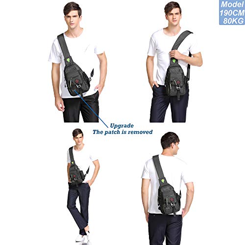 Red Lemon Mens Sling Bag,Mens Shoulder Bag,Crossbody Bag for Men,Chest  Bag,Daypack,Shockproof Compartment for iPad,Suitable for College,Outdoor