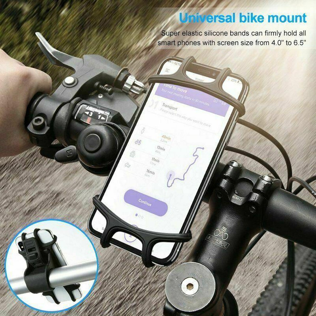 PROWheelX™ 360° Silicone Bike Cell Phone Holder | Motorcyle Cycling  Handlebar Mount