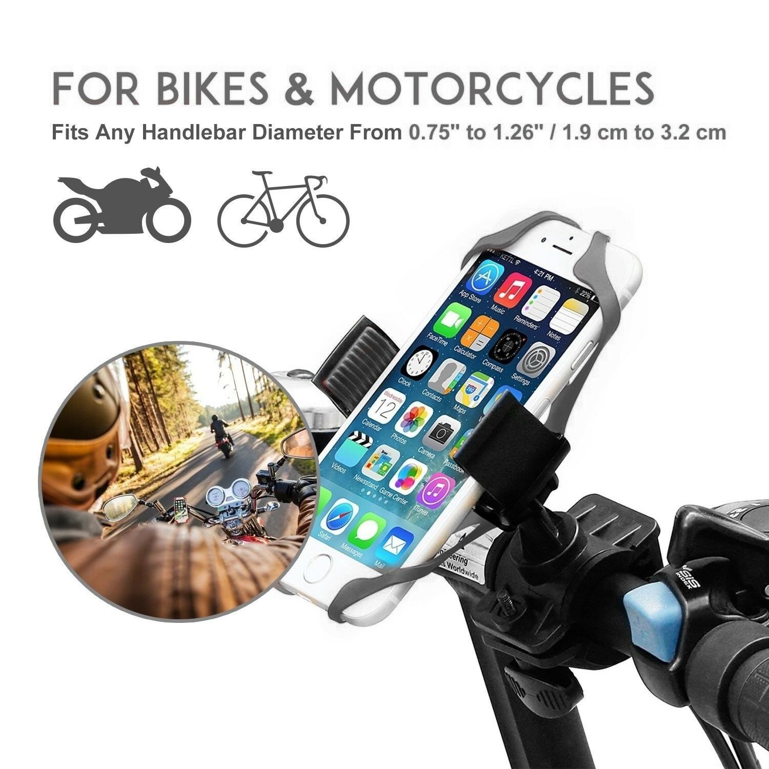 PROWheelX™ Silicone Shockproof Bike Cell Phone Holder