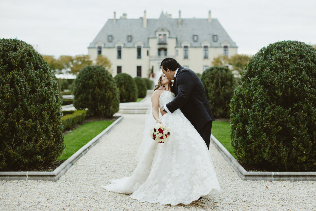 Kristi Keith Kiss Outside Castle