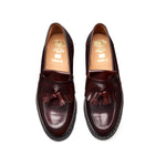 Burgundy Rub-Off Tassel Loafer | Solovair | Handmade in England – NPS ...