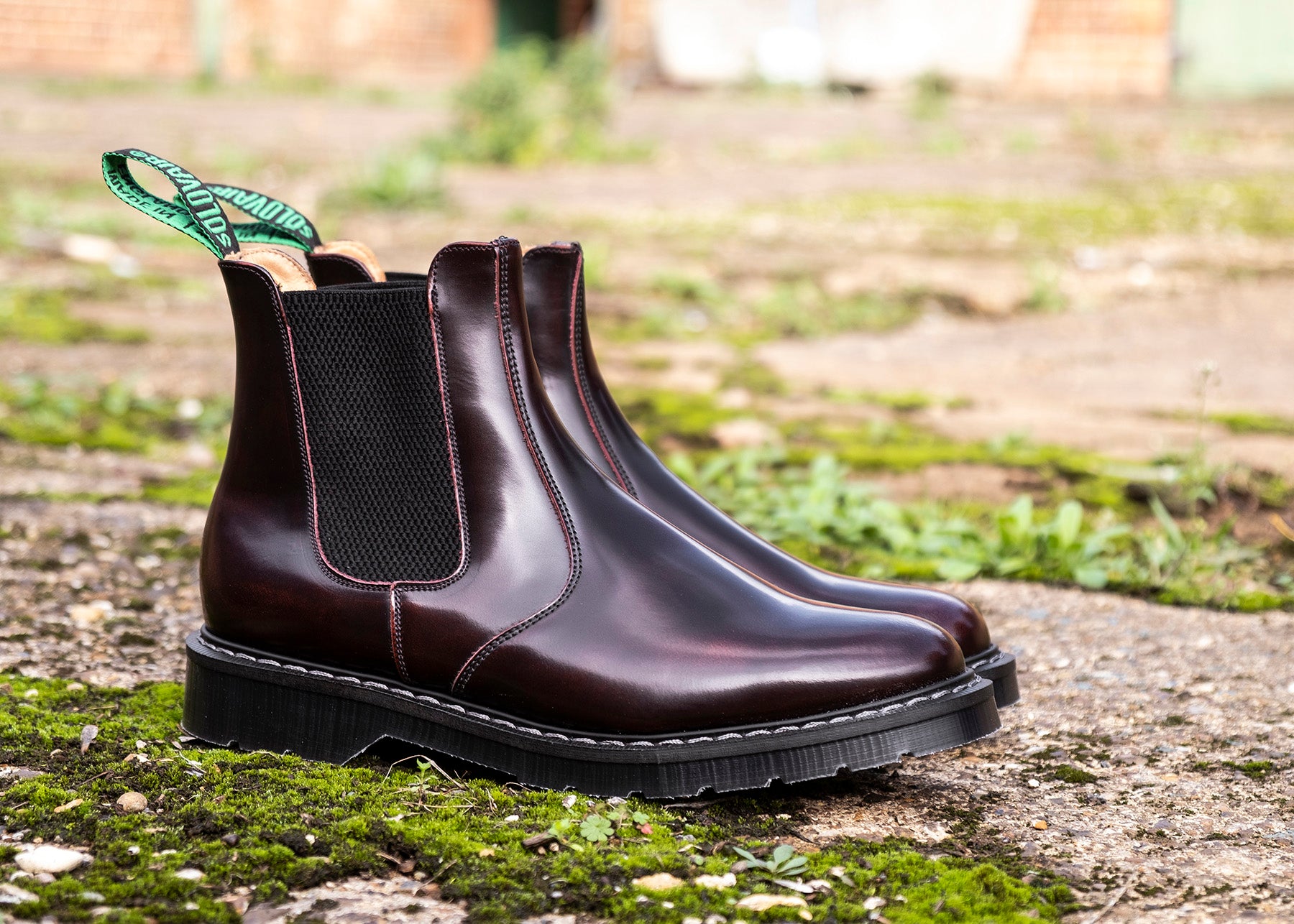 Burgundy Rub-Off Dealer Boot