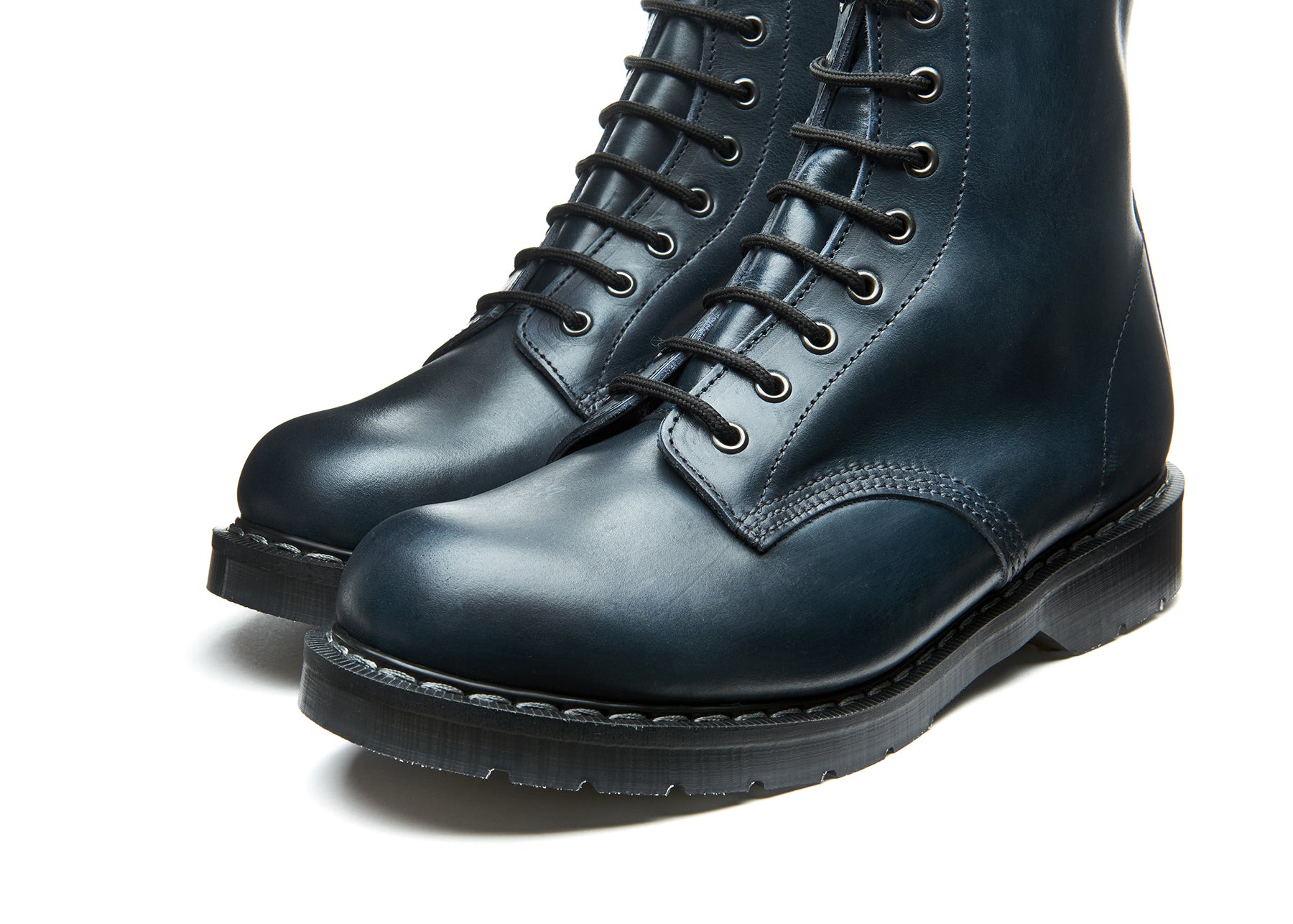 Navy Gaucho 8 Eye Derby Boot