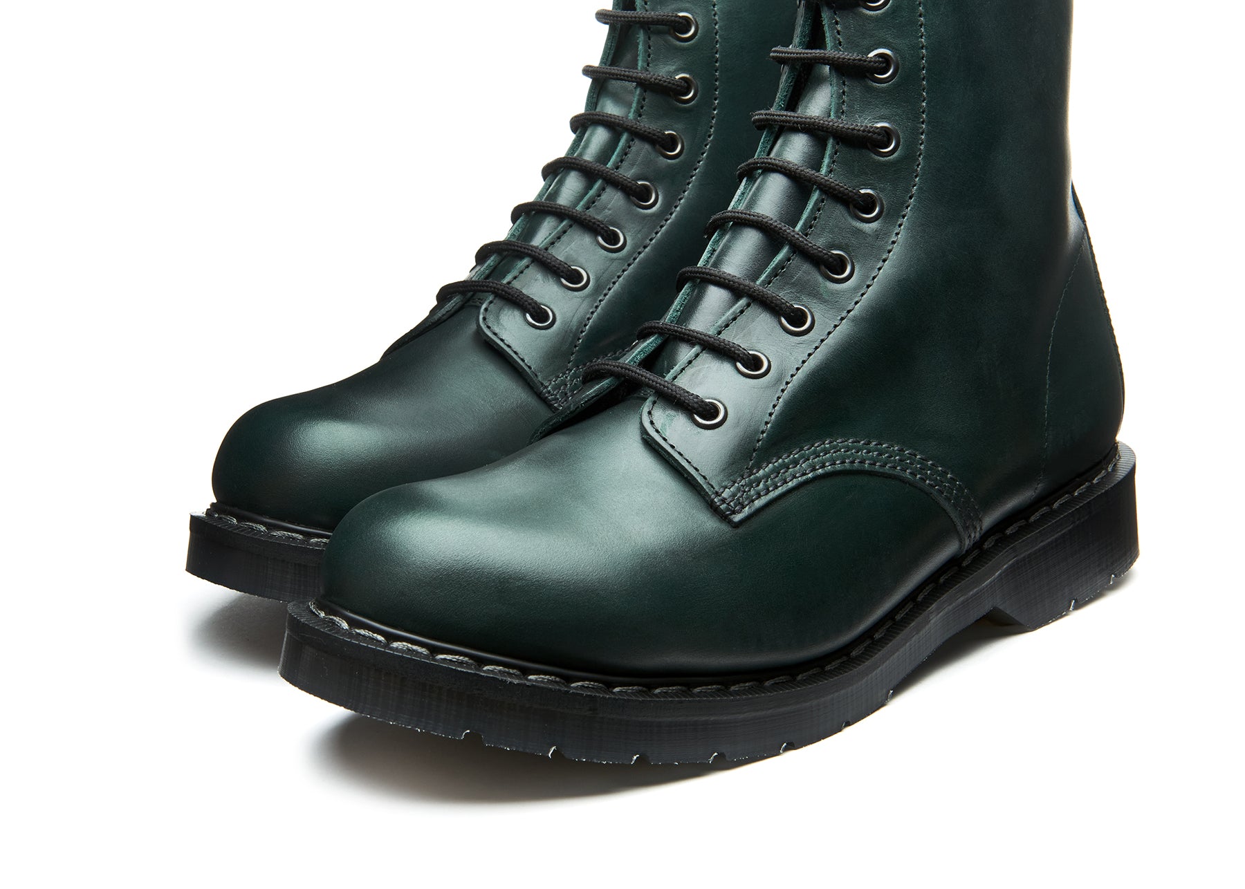 Green Gaucho 8 Eye Derby Boot