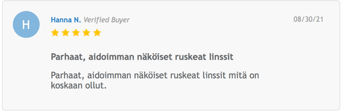 Parhaat, aidoimman näköiset ruskeat linssit