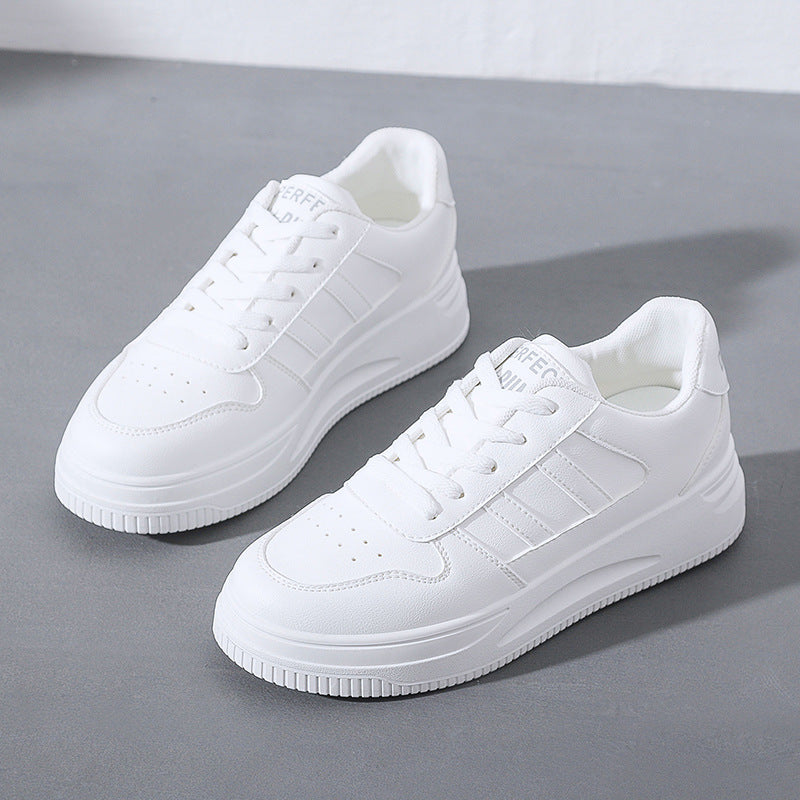 Shoes Walking Vulcanized Shoes Comfortable Lace-up Casual