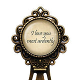 Jane Austen Mr. Darcy Quote Bookmark