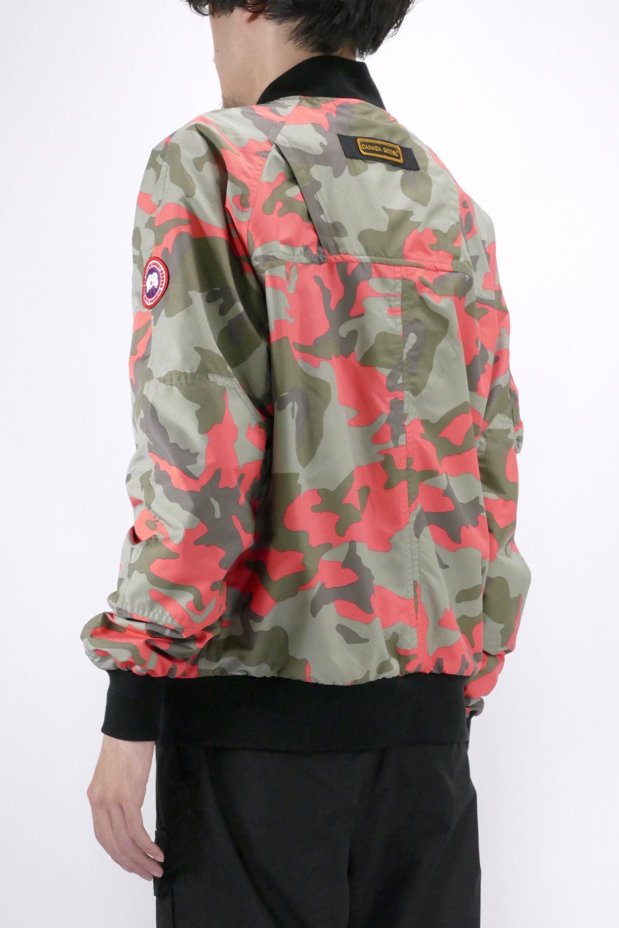 Canada Goose Mens Wind Jacket Faber Bomber Print - Fire Bud Camo