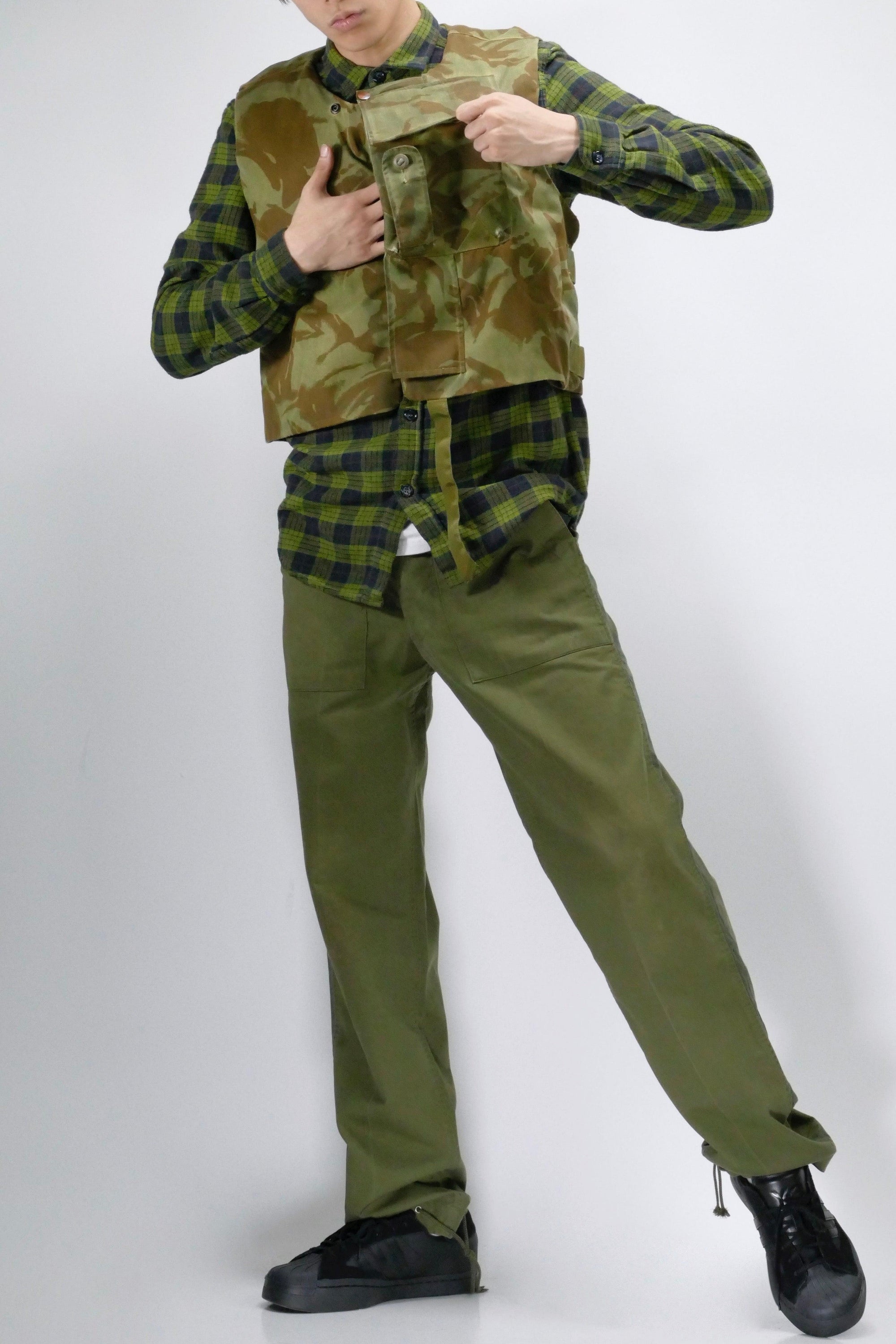 Myar British Fatigue Military Pants - Green - Due West