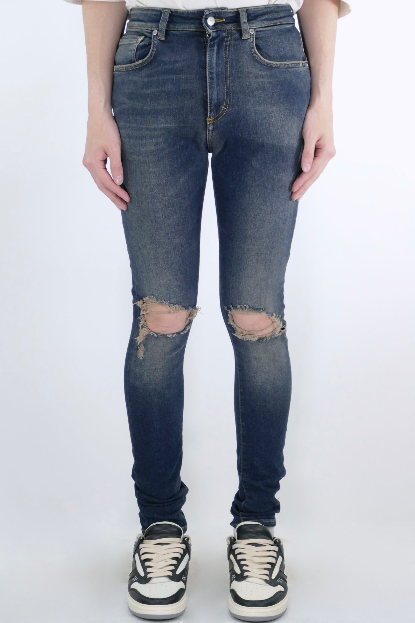 Represent Baggy Denim Jeans - Blue Indigo - Due West