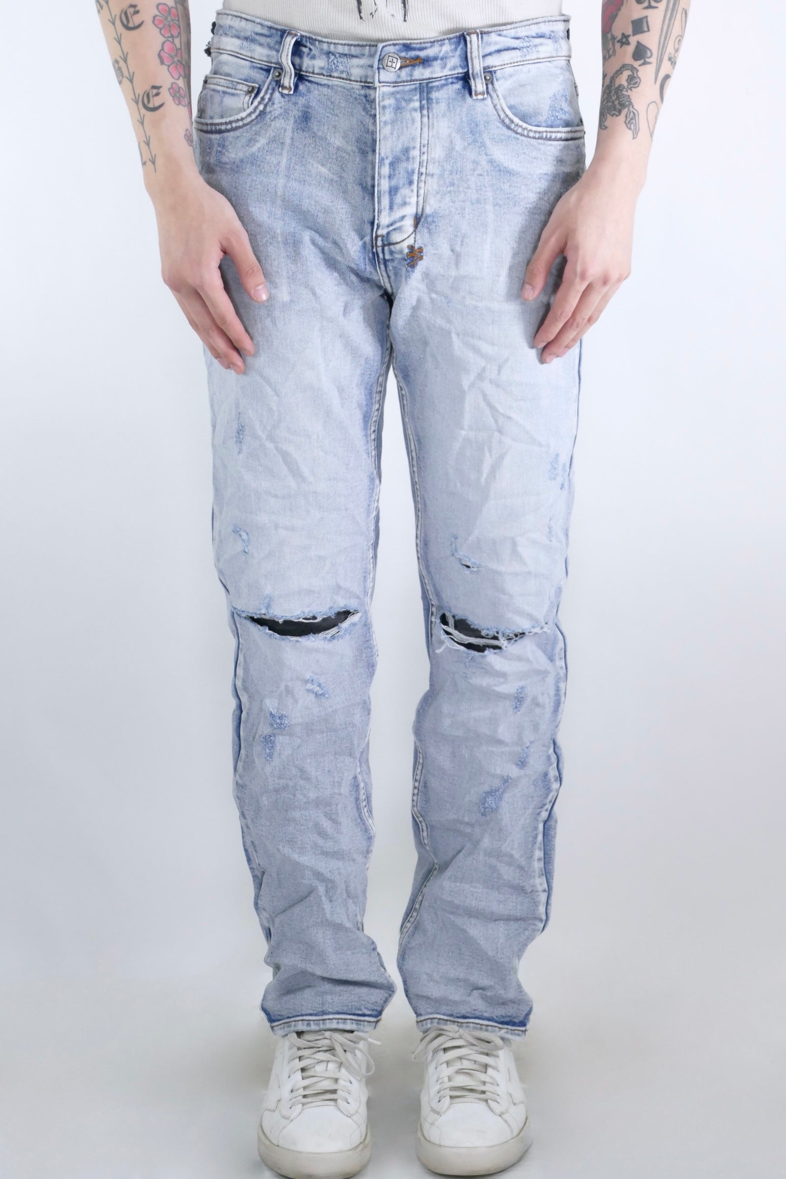 Kensie Jeans Wk59 Sharkbite Hem Jeans, Jeans, Clothing & Accessories