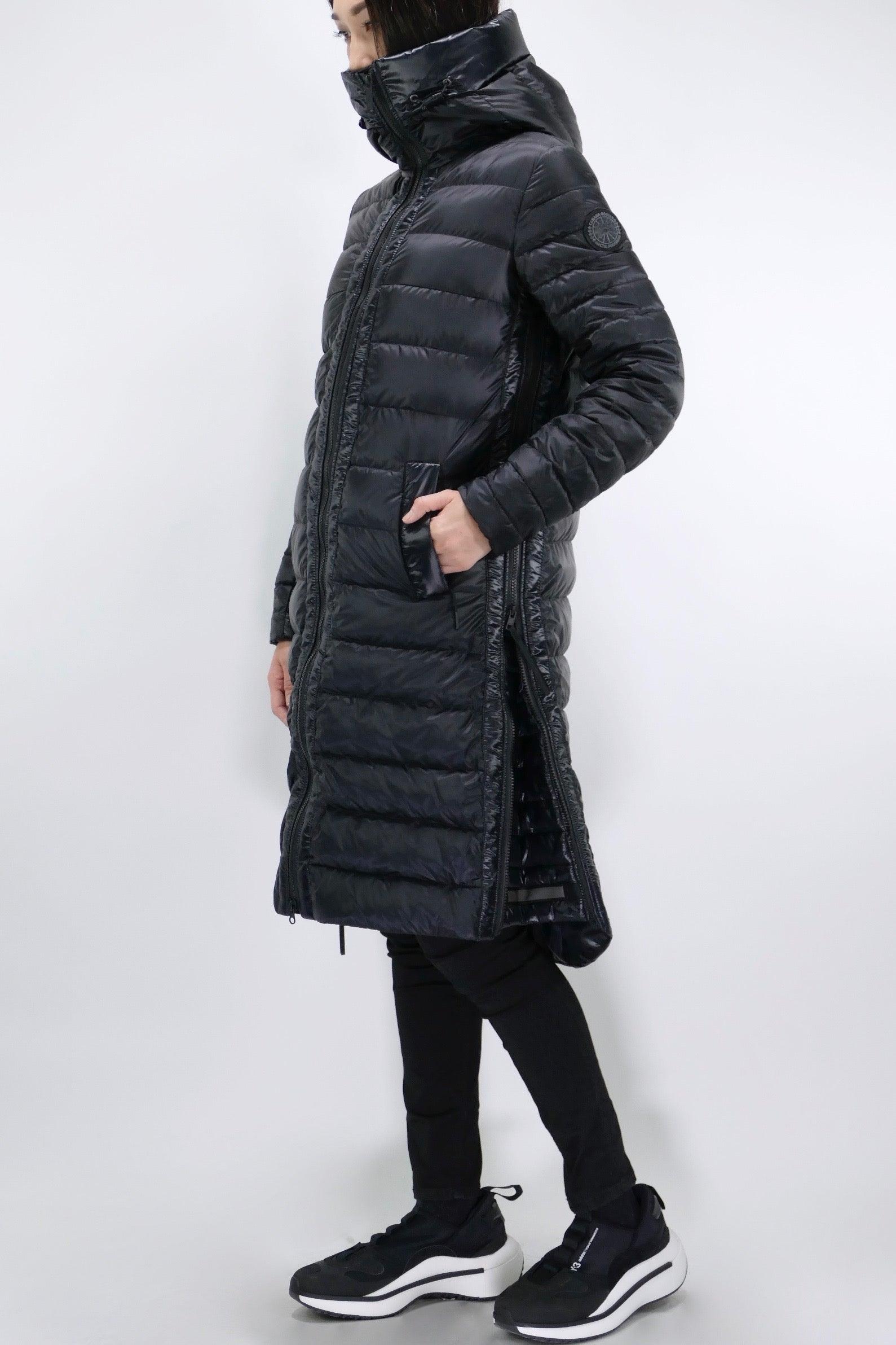 Canada Goose Womens Down Coat Roxboro Black Label - Black - Due West