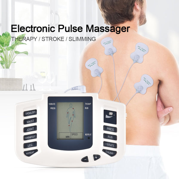 Physiotherapy Electric Pulse Acupuncture Therapy Machine Muscle Stimulator and Pain Relief16 Pad - Ecart