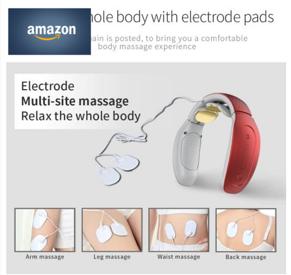 Smart Electric Pulse Shoulder And Neck Massager With Far Infrared