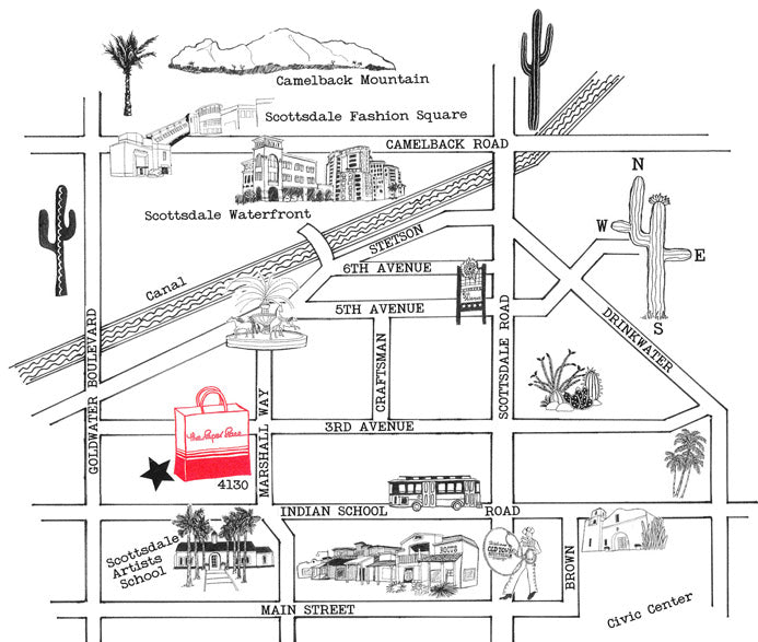 Map to our location