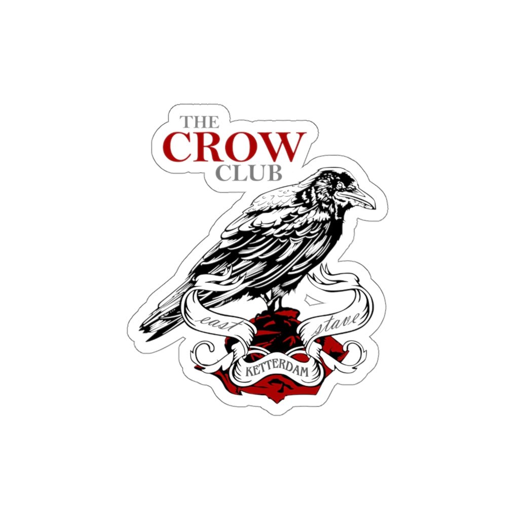 The Crow Club Die-Cut Stickers (crow, red) – Fandom-Made