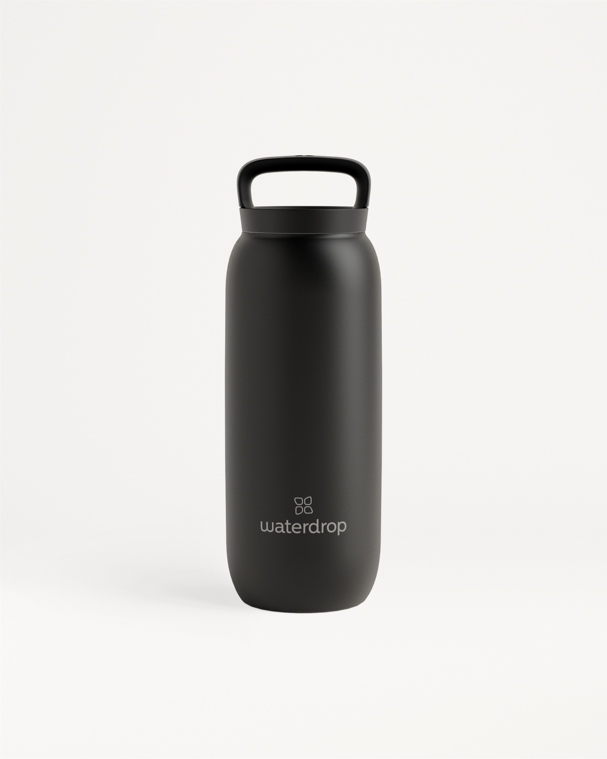 Waterdrop All-Purpose Ultralight · Loop Lid - Black Matt - 41 oz - Stainless Steel Water Bottle - Plastic Free Water Bottle