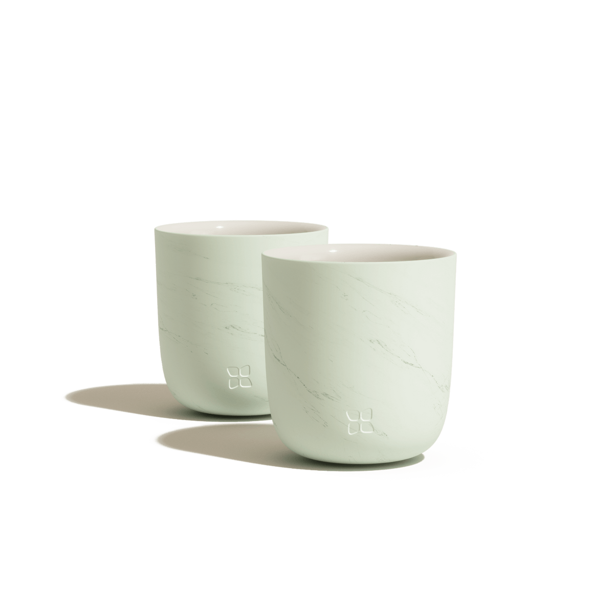 Set of 2 porcelain cups