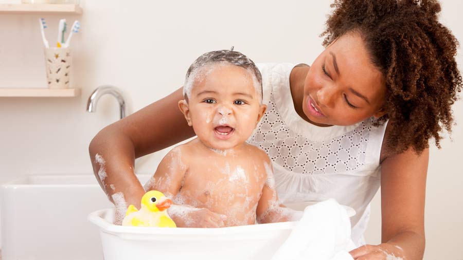 baby bubblebath