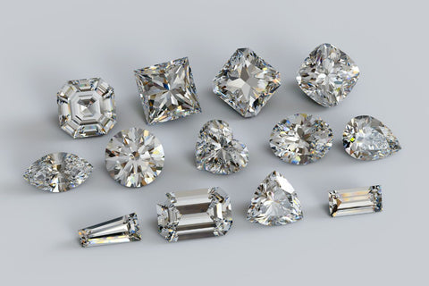 All diamond shapes