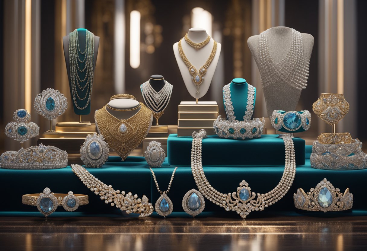 Amazing jewelry on display