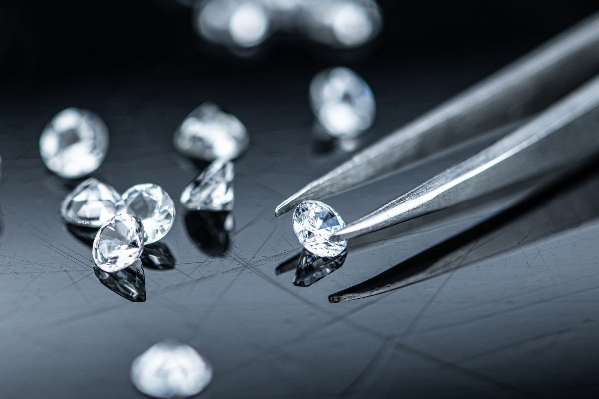 Beautiful 0.5 carat diamonds.