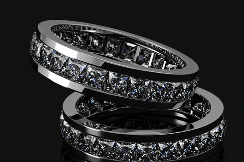 Beautiful platinum rings