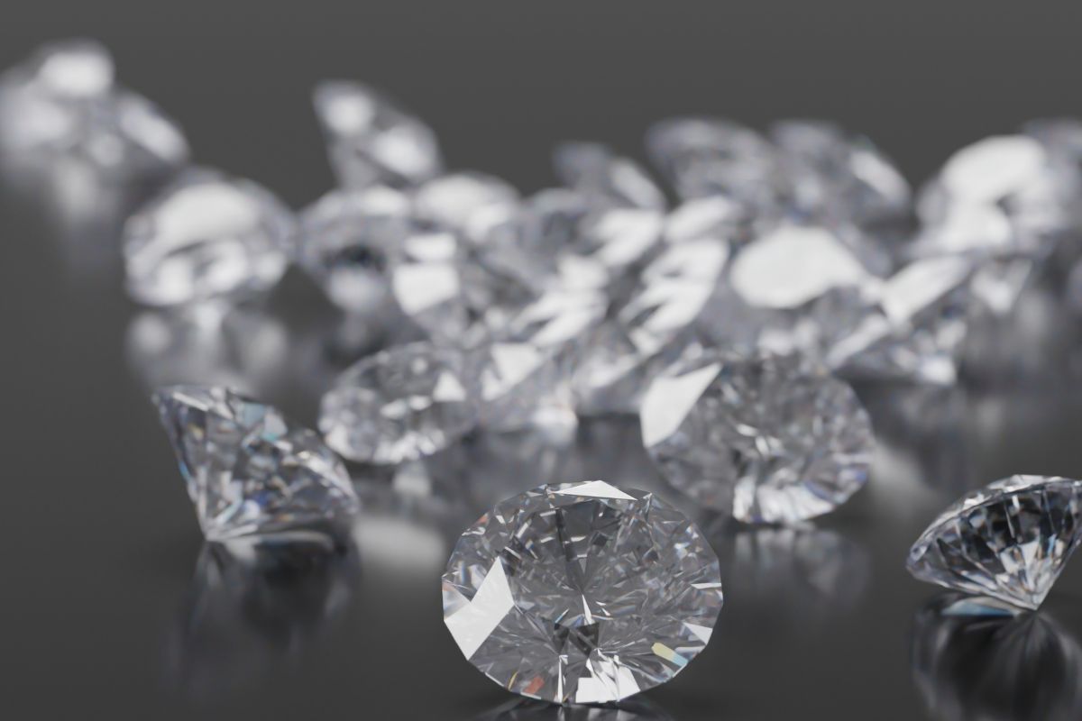 Collection of beautiful lab grown diamonds
