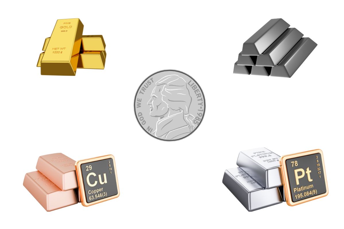 Comparison of Gold with other metals