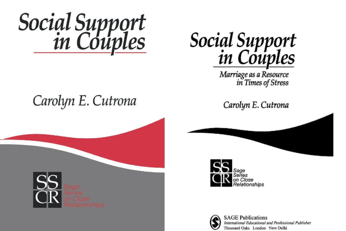 Book cover of social support in couples