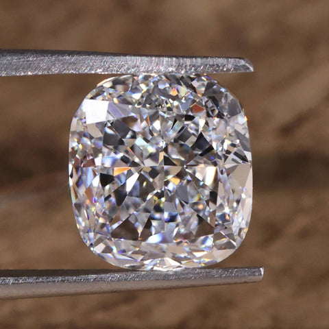 2.01 CT Cushion Cut Lab Grown Diamond, F/VS Loose Lab Diamond for Ring