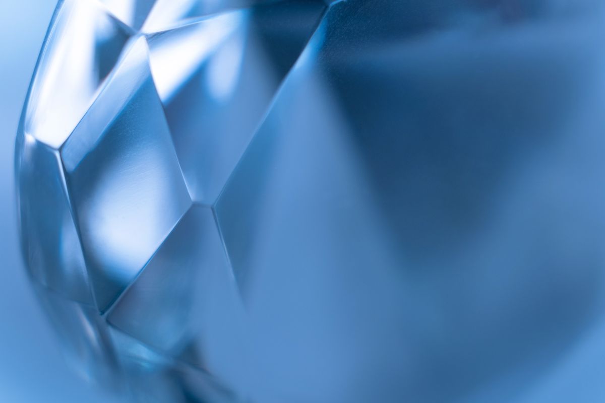 Diamond Facets Close up view
