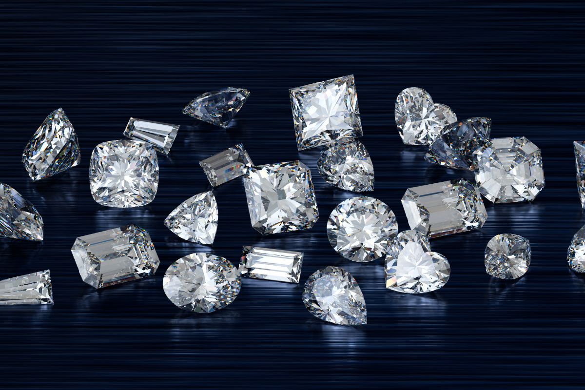 Diamond and types of cuts.