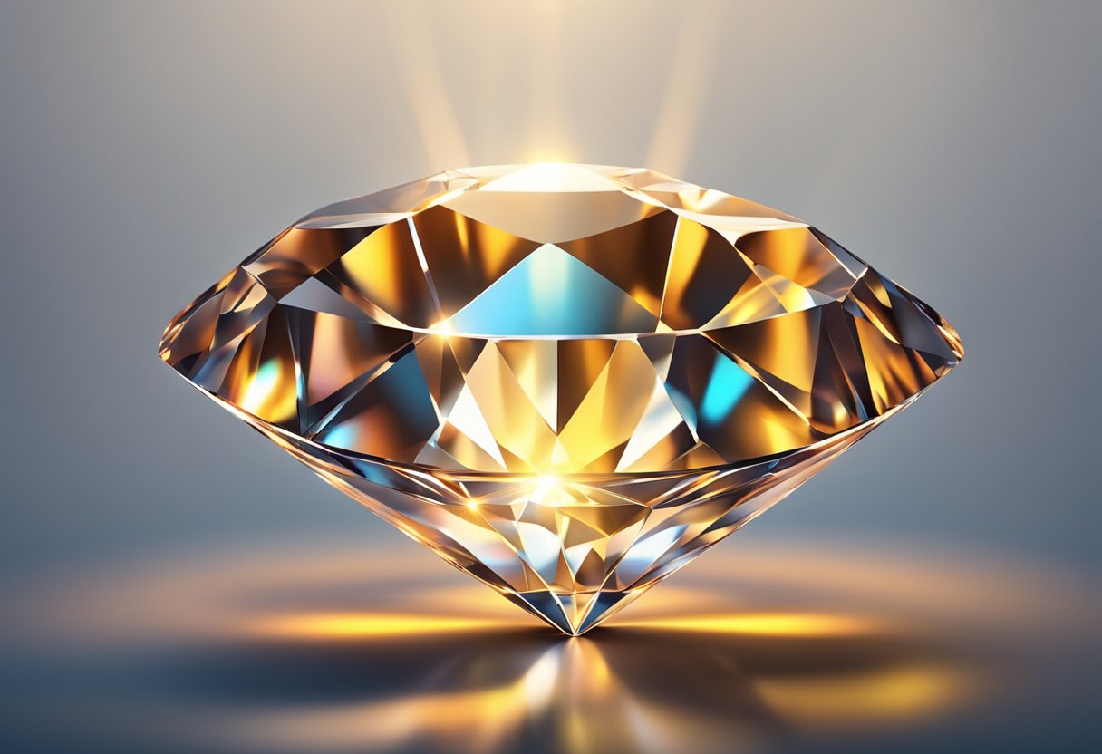 Diamond under Lightening effect