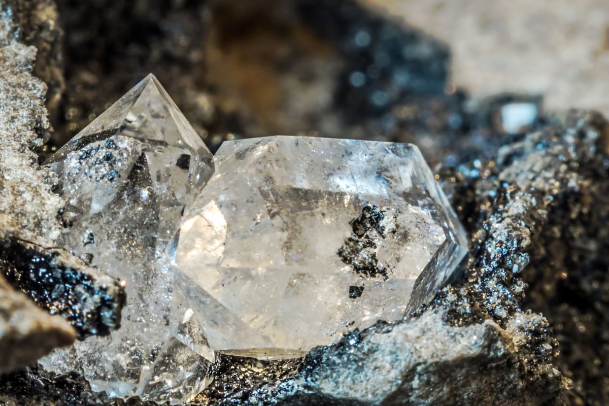 Diamonds discovered in raw state during mining