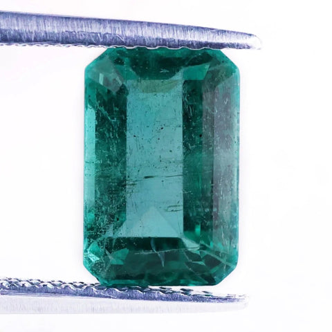 Natural Emerald Gemstone, 2.24 CT Emerald Cut May Gemstone for Custom Jewelry