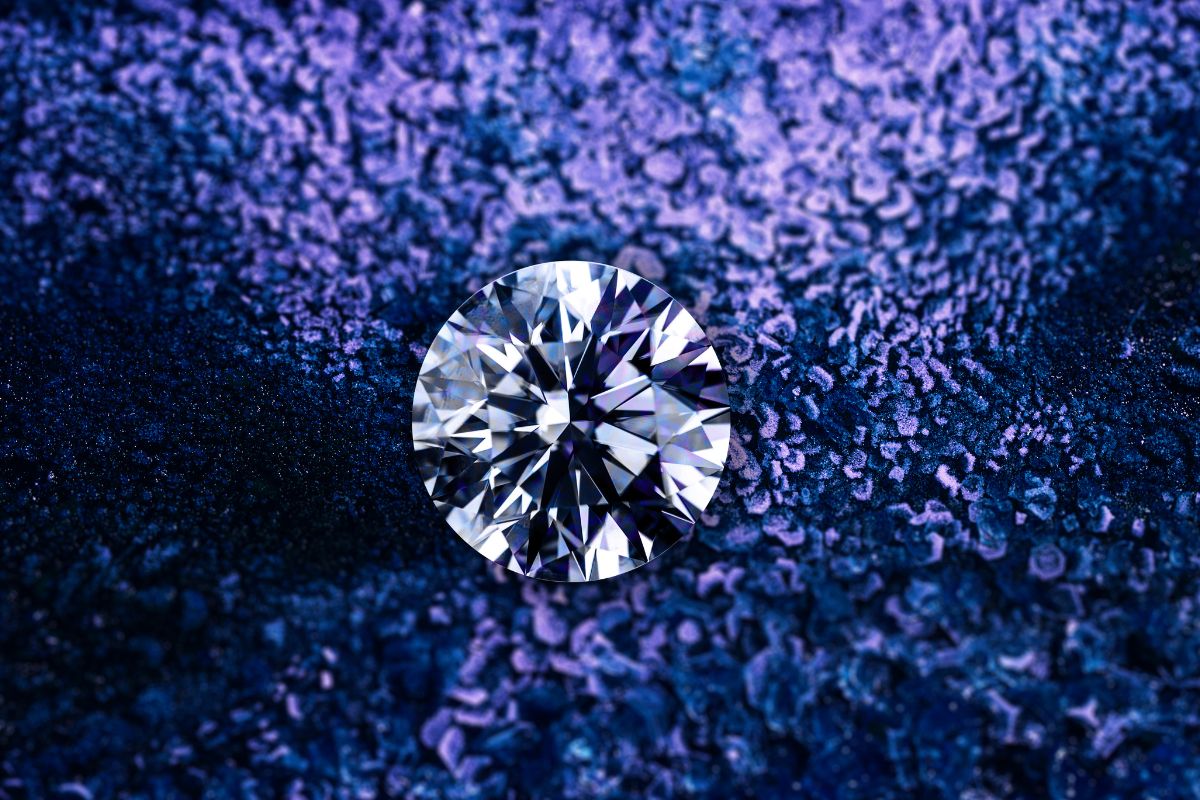 Excellent Cut Diamond Close Up View