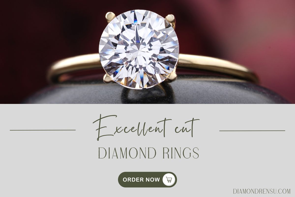Excellent cut diamond rings for sale
