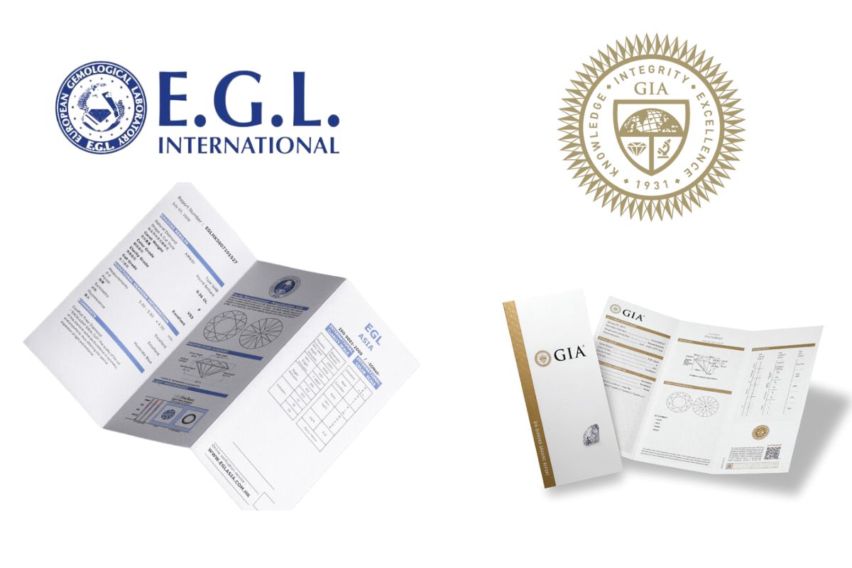 GIA vs EGL diamond certificates